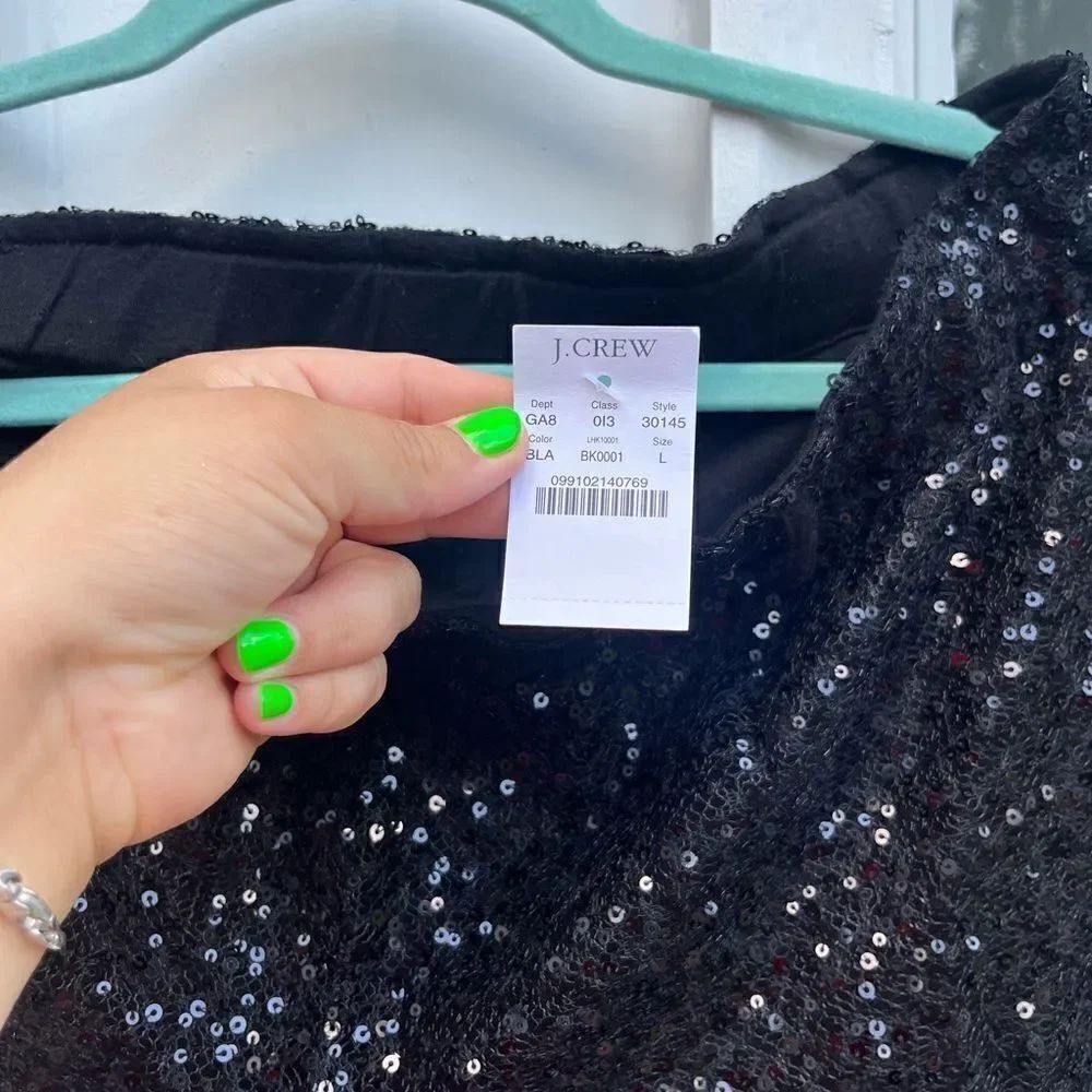 J Crew Collection Sequin Pants NWT - Picture 3 of 10